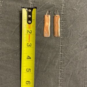 Copper patina Telluride art gallery earrings